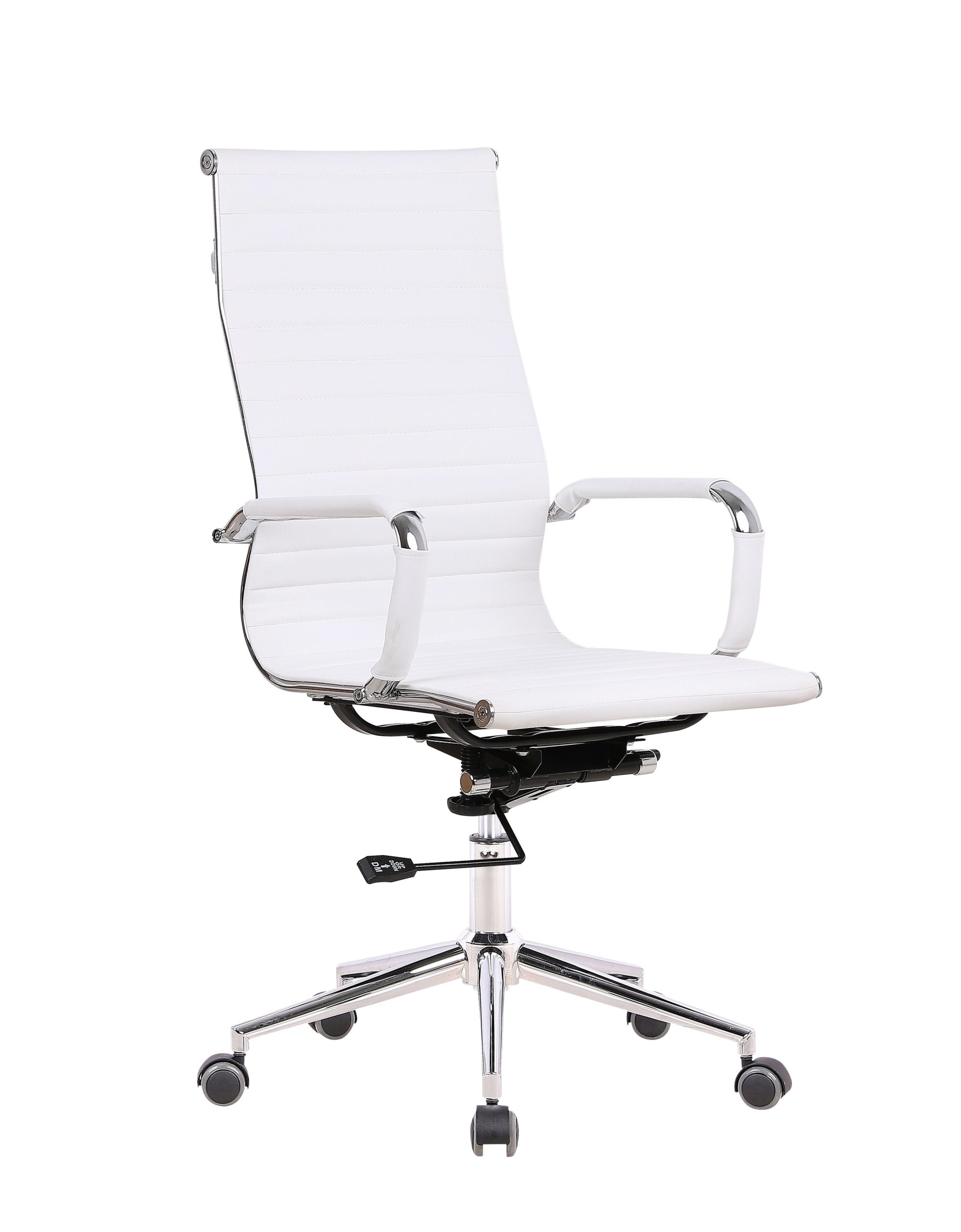 High Back Modern Eames chair with quality chrome frame – cyncon